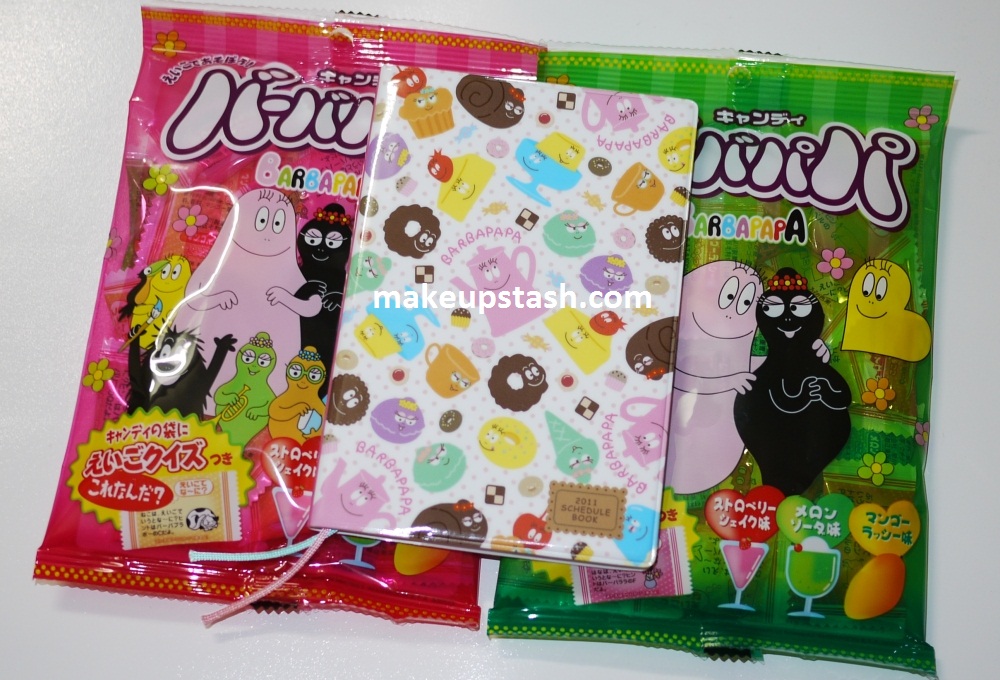 Barbapapa 2011 Schedule Book and Barbapapa Candy