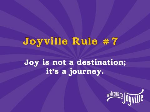 Cadbury Joyville Rule 7 Joy is not a destination it's a journey