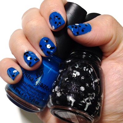 China Glaze Hanging in the Balance and Whirled Away