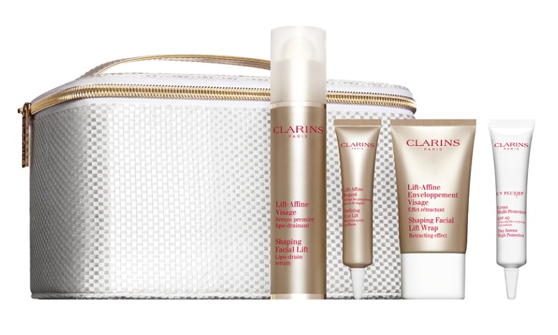 Clarins Facial Shaping Lift Collection for Makeup Stash Christmas 2013 Giveaways
