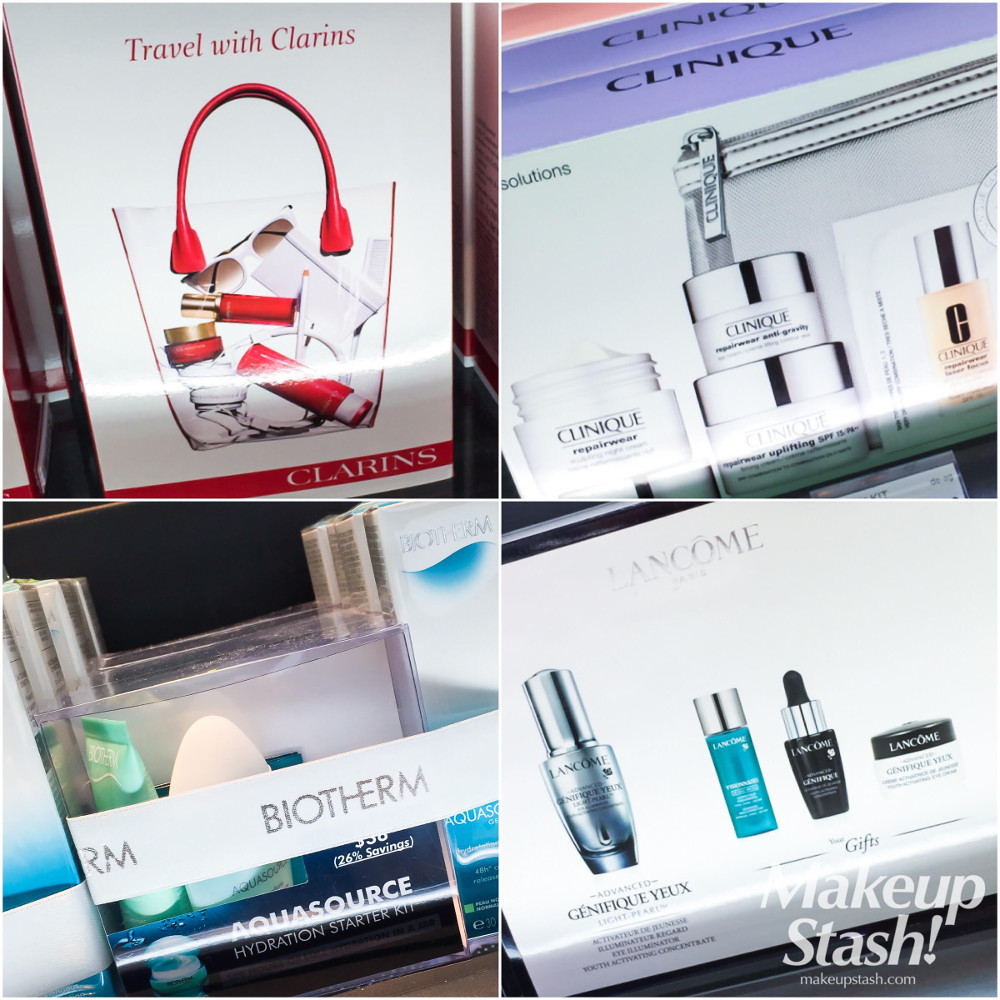 Clarins, Lancome, Biotherm and Clinique Skincare Travel Sets at Sephora Singapore ION
