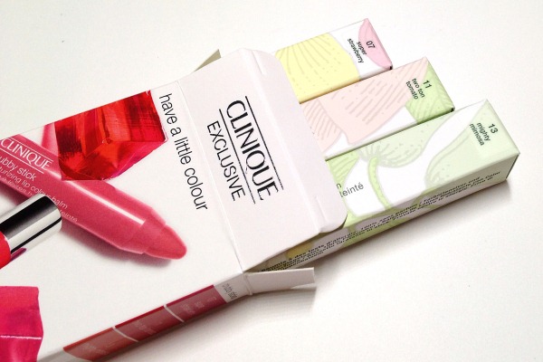 Clinique Travel Exclusive Have a Little Colour Chubby Stick Boxes in Big Box