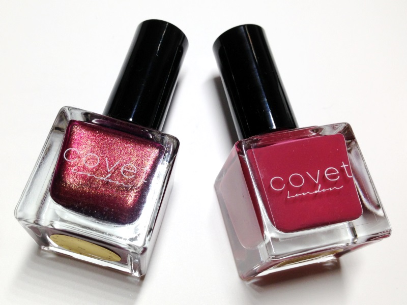 Covet London Nail Lacquers in Indulge and 8