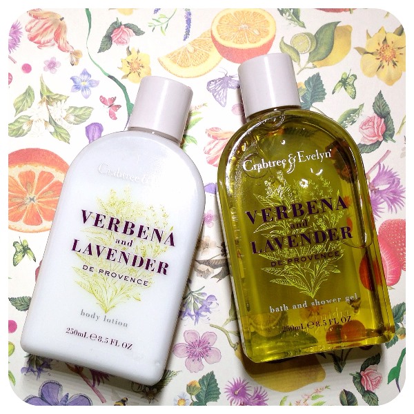 Crabtree & Evelyn Verbena and Lavender de Provence Body Lotion and Bath and Shower Gel