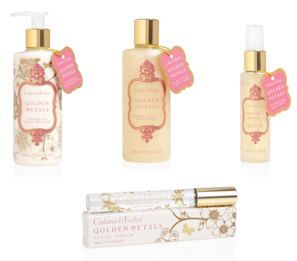 Crabtree and Evelyn Golden Petals Collection for Christmas 2012