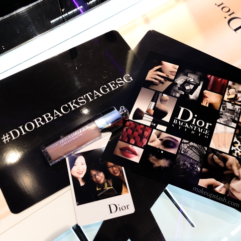 Dior Lip Maximizer with Dior Backstage Studio Instagram Selfies