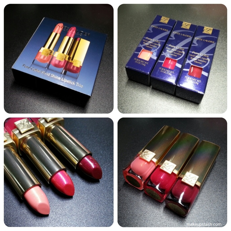 Estée Lauder Pure Color Vivid Shine Lipstick Trio