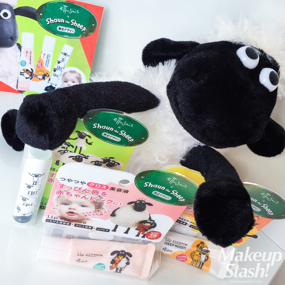 Ettusais x Shaun the Sheep Lip Essence, Lip Essence Deep Moist and Lip Essence Stick