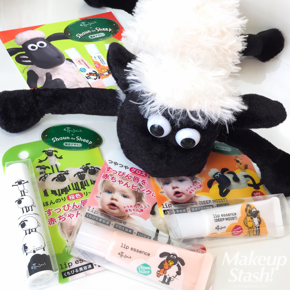 Ettusais x Shaun the Sheep Lip Essence Trio