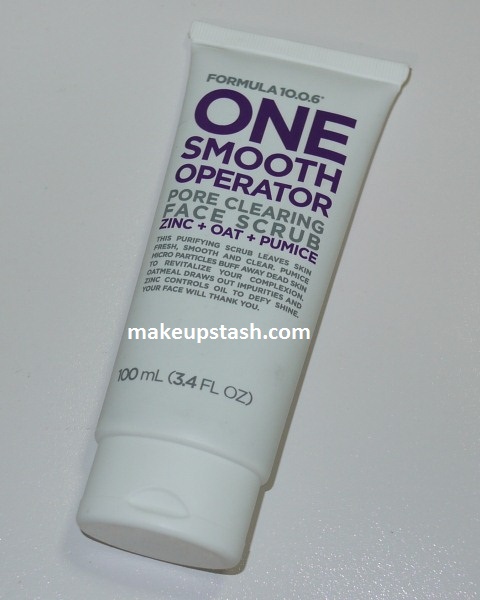 Review | Formula 10.0.6 One Smooth Operator Pore Clearing Face Scrub