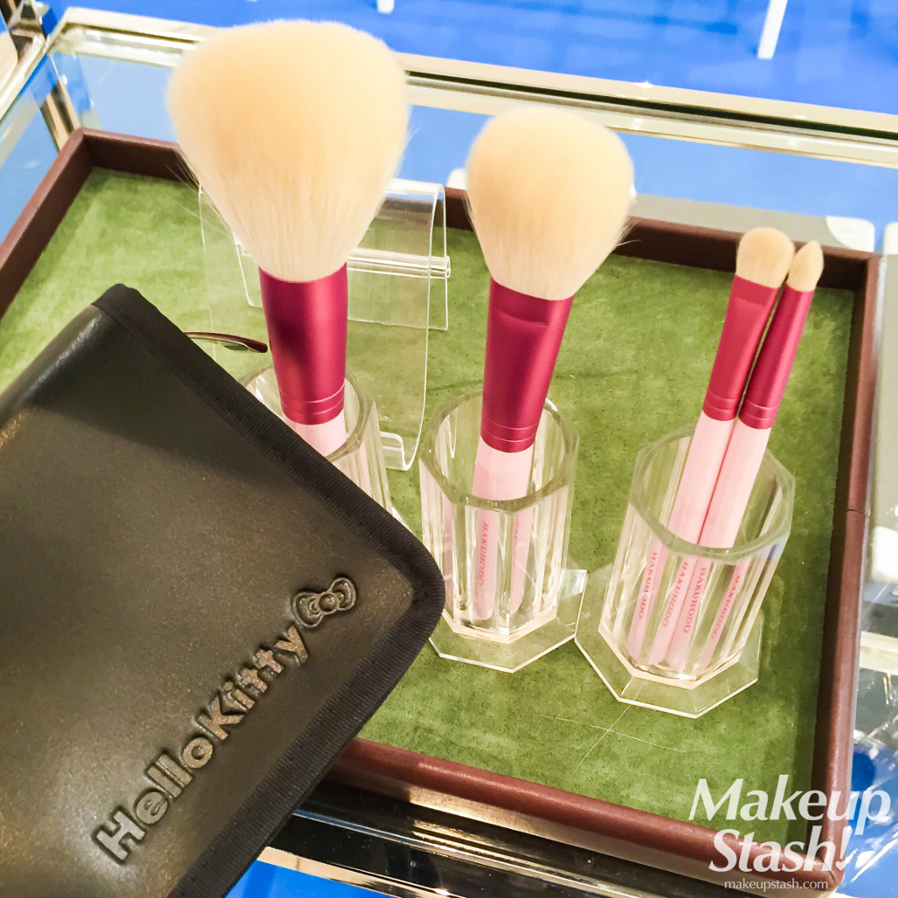 Hakuhodo Hello Kitty Brushes and Hakuhodo Eyebrow Palette at Takashimaya
