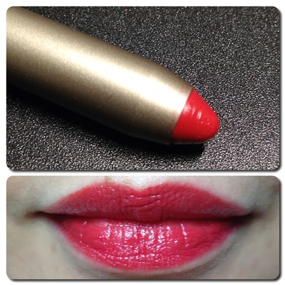 Ilia Beauty Lipstick Crayon in 99 Red Balloons Lip Swatch