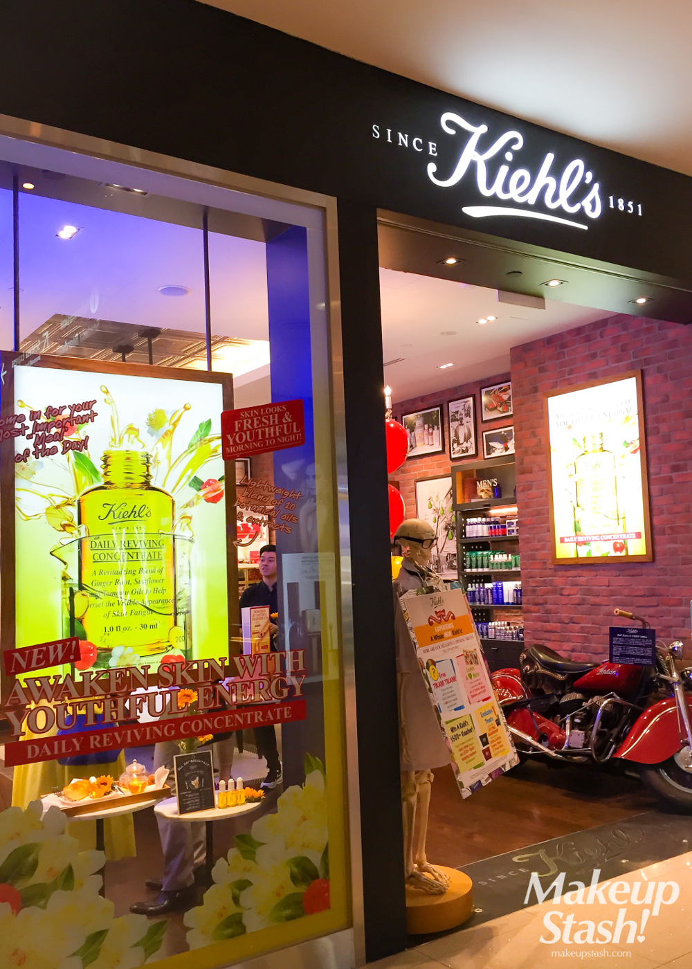 Revamped Kiehl’s Store at VivoCity Singapore