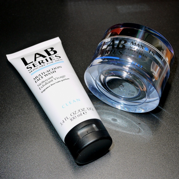 LAB Series Skincare for Men Multi-Action Face Wash & MAX LS Age-less Face Cream