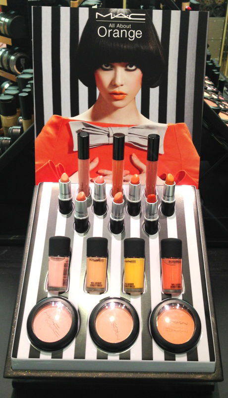 MAC All About Orange Display at Tangs Orchard