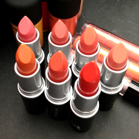 MAC All About Orange Lipsticks