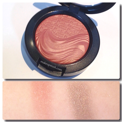 MAC In Extra Dimension Blush in Pleasure Model Swatch