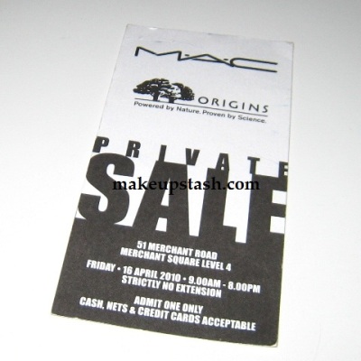 MAC Private Sale