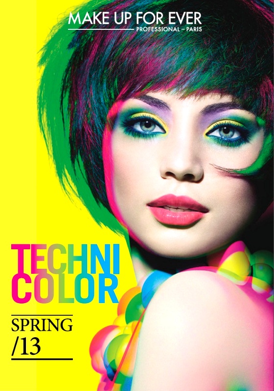 Make Up For Ever Technicolor Spring 2013 Visual