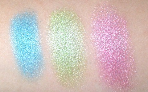 Make Up Store Microshadows in Heaven, Voodoo Doll and Yaya Swatches