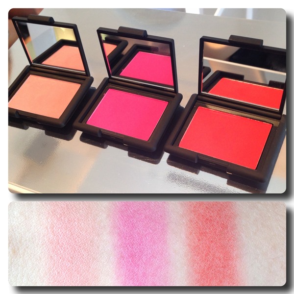 NARS Guy Bourdin Holiday 2013 Blushes in Day Dream, Coeur Battant and Exhibit A Swatches