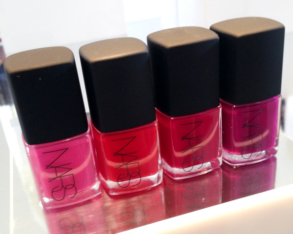 NARS Guy Bourdin Holiday 2013 Nail Polishes in Union Libre, Tomorrow's Red, Follow Me and No Limits