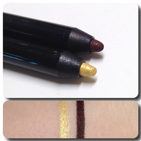 Nars Larger than Life Long-Wear Eyeliners in Las Ramblas and Via de' Martelli Swatches