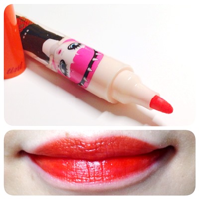 Peripera Peri's Tint Marker in 2 Orange Stain Lip Swatch