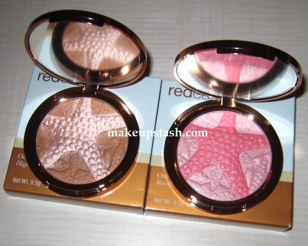 Red Earth Ocean Treasures Blushing and Highlighting Compacts