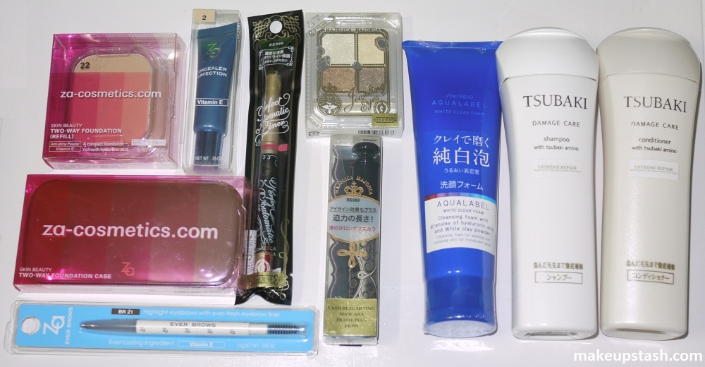 Shiseido Majolica Majorca, Tsubaki and Za Watsons HWB 2011 Winners