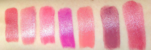 Shiseido Perfect Rouge Swatches 1