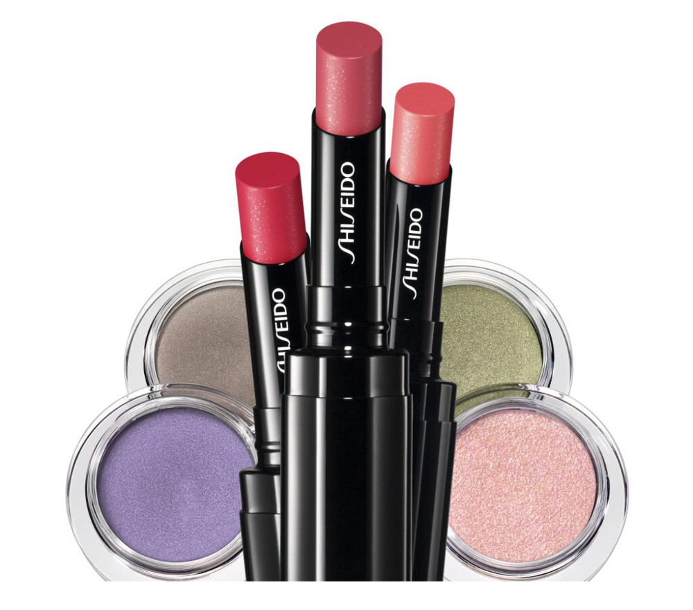 Shiseido Veiled Rouge Lipsticks and Shimmering Cream Eye Colors for Spring 2015