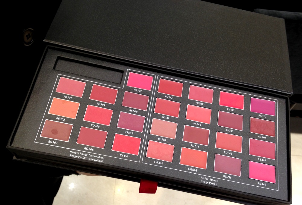 Shiseido Tender Sheer and Perfect Rouge Pro Palette