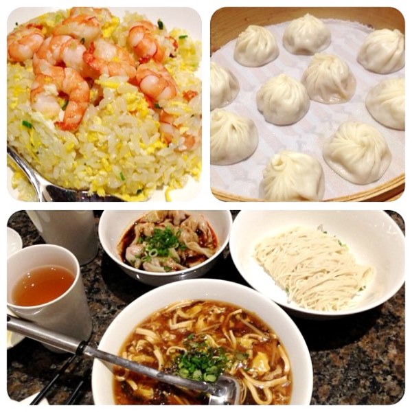Shrimp Fried Rice, Xiao Long Bao, Sour and Spicy Soup and Noodles at Din Tai Fung Suntec City