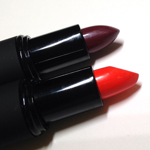 Sleek True Colour Lipsticks in Smoulder and Tangerine Scream Close Up