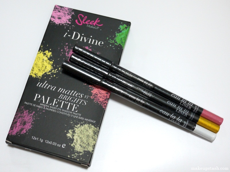 Sleek Makeup i-Divine Ultra Mattes VI Brights Palette and Eau La La Liners