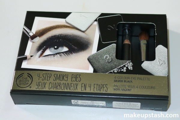 Review | The Body Shop Smoke & Sparkle Smoky Eyes 4-Colour Eye Palette in 01 Silver Black