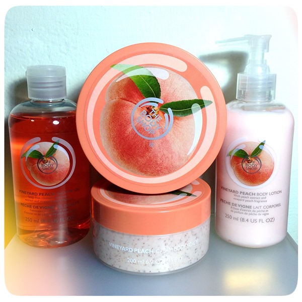 The Body Shop Special Edition Vineyard Peach Collection in Singapore