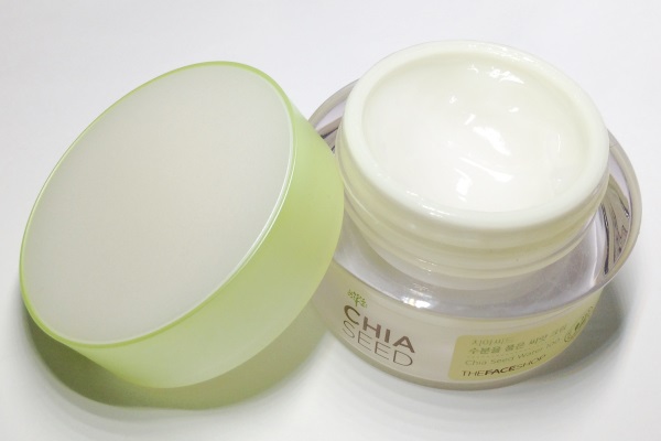 The Face Shop Chia Seed Moisture-Holding Seed Cream Open