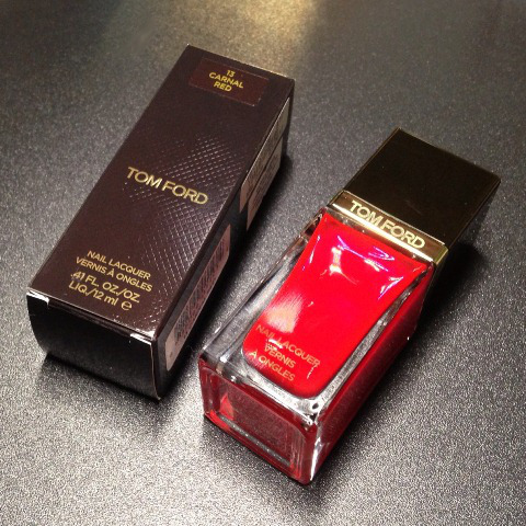 Tom Ford Beauty Nail Lacquer in 13 Carnal Red