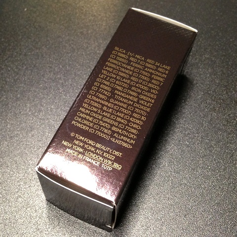 Tom Ford Beauty Nail Lacquer in Carnal Red Made in France and Ingredient List