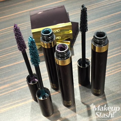 Tom Ford Extreme Mascara in Black Plum, Teal Intense and Raven