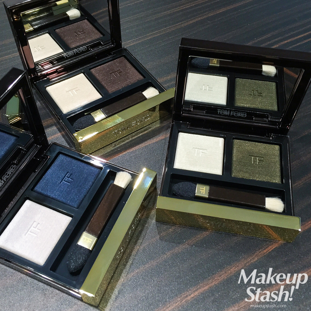 Tom Ford Eye Color Duos in Crushed Indigo, Raw Jade and Ripe Plum