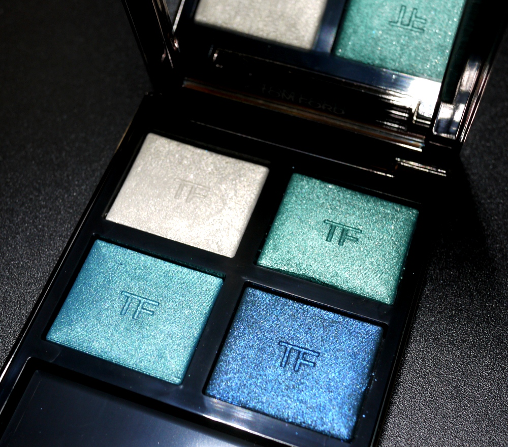Tom Ford Eye Color Quad in Emerald Lust Close Up