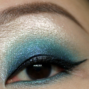 Tom Ford Eye Color Quad in Emerald Lust EOTD with Winged Liner