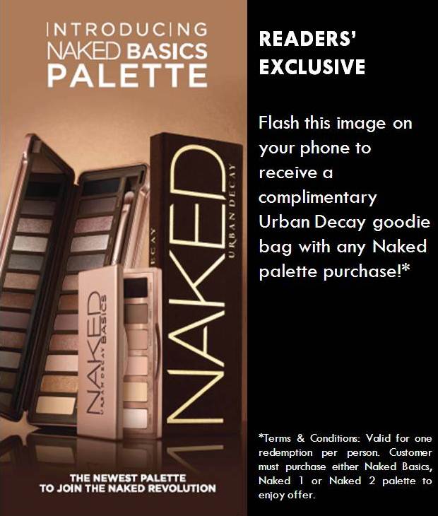 Urban Decay Naked Blog Readers’ Exclusive Visual for GWP Redemption