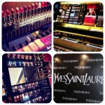 YSL Beauty Displays at the YSL Ion Orchard Boutique