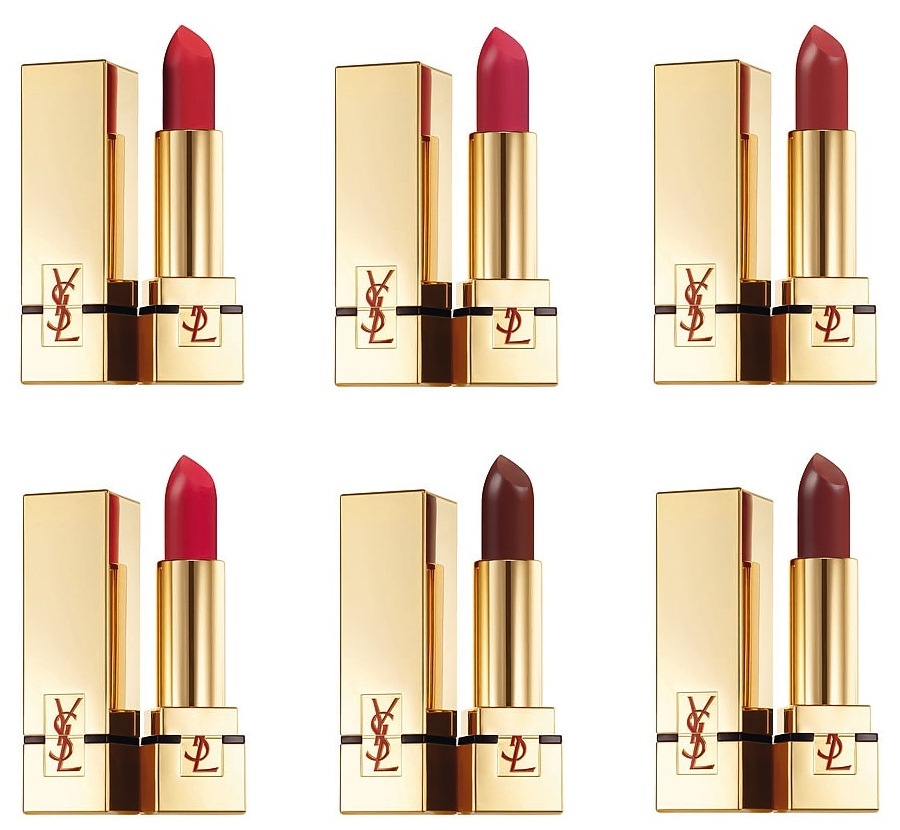 YSL Rouge Pur Couture The Mats 201 202 203 204 205 206 Visual