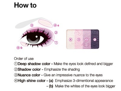 Za Dramatic Eye Color Palettes